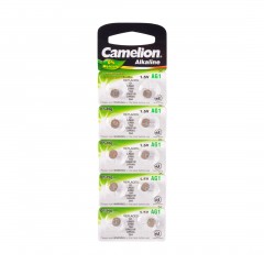 Батарейка CAMELION Alkaline AG1-BP10(0%Hg) 10 шт. в блистере