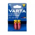 Батарейка VARTA Longlife Power Max Mignon 1.5V - LR6/AA 2 шт в блистере