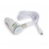 Автомобильное зарядное устройство LDNIO DL-C29 2*USB Lightning Белый