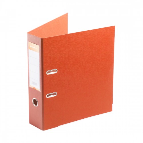 Папка-регистратор Deluxe с арочным механизмом, Office 3-OE6 (3 ORANGE), А4, 70 мм, оранжевый