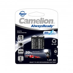Аккумулятор CAMELION AlwaysReady Hyper Rechargeable Ni-MH NH-AA2000HPBP2 2 шт. в блистере