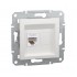 Розетка компьютерная SE EPH4370121 Asfora RJ45 кат. 5е механизм белый