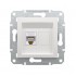 Розетка компьютерная SE EPH4370121 Asfora RJ45 кат. 5е механизм белый