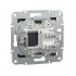 Розетка компьютерная SE EPH4300171 Asfora RJ45 кат. 5е механизм антрацит