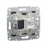 Розетка компьютерная SE EPH4700171 Asfora RJ45 кат. 6 механизм антрацит
