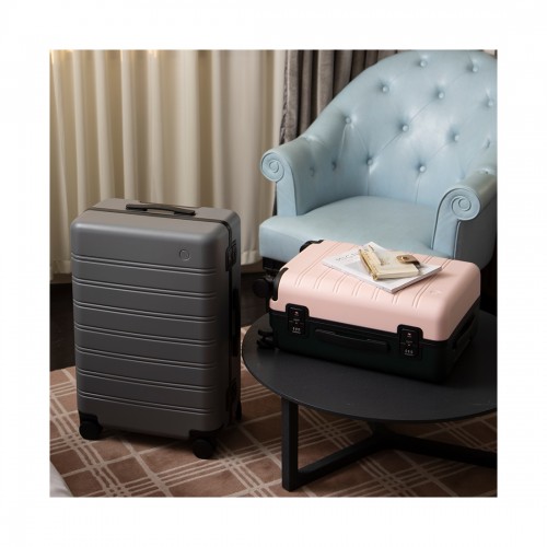 Чемодан NINETYGO Rhine Luggage 28 Moonlight white+Mocha brown